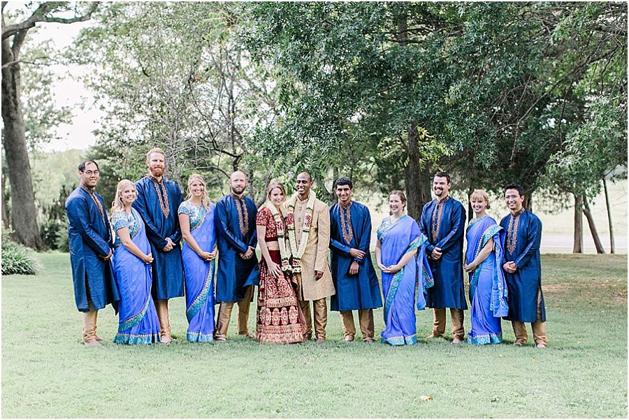 Bridal Party in Hindu dress